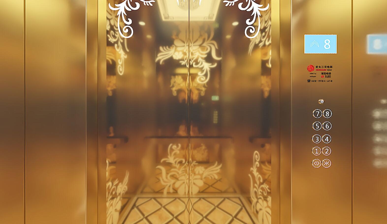電梯全景展現